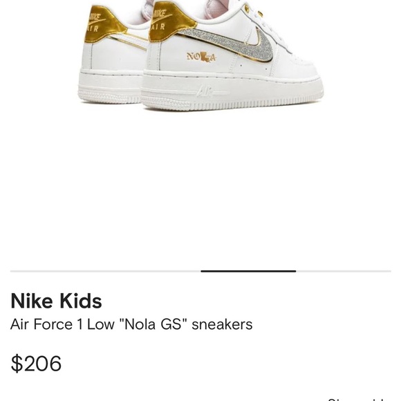 Nike Nola white, silver and a bit of gold. - Picture 5 of 9